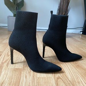 High heel booties